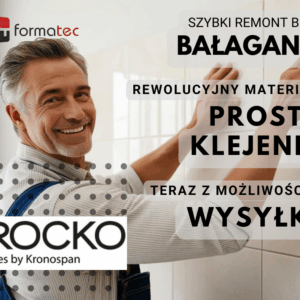 Płytki ścienne ROCKO 1200x1200 mm - Szybki i czysty montaż